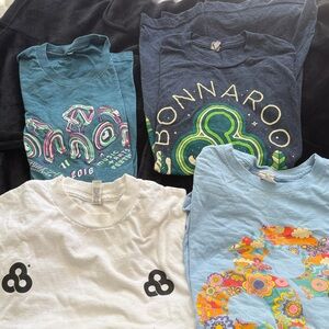 Bonnaroo Music Festival T-Shirt lot